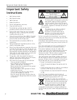 Preview for 2 page of AudioControl maestro m9 User Experience Manual