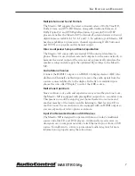 Preview for 7 page of AudioControl maestro m9 User Experience Manual