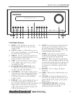 Preview for 9 page of AudioControl maestro m9 User Experience Manual