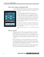 Preview for 14 page of AudioControl maestro m9 User Experience Manual