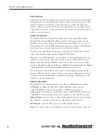 Preview for 20 page of AudioControl maestro m9 User Experience Manual