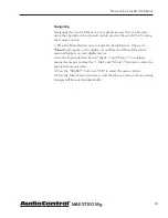 Preview for 23 page of AudioControl maestro m9 User Experience Manual
