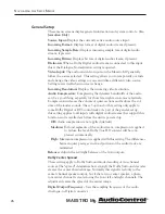 Preview for 26 page of AudioControl maestro m9 User Experience Manual