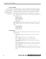 Preview for 30 page of AudioControl maestro m9 User Experience Manual