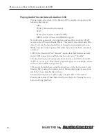 Preview for 32 page of AudioControl maestro m9 User Experience Manual