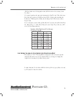 Предварительный просмотр 13 страницы AudioControl Pantages G3 Professional Installer'S Manual