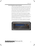 Предварительный просмотр 15 страницы AudioControl Pantages G3 Professional Installer'S Manual