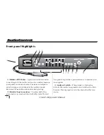 Предварительный просмотр 8 страницы AudioControl Richter Scale Series III Owner'S Enjoyment Manual