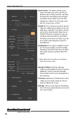 Предварительный просмотр 26 страницы AudioControl RS 500 Installation Manual