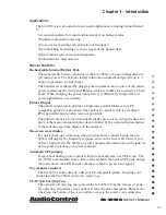 Preview for 9 page of AudioControl SA-3052A Operation Manual