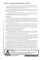 Preview for 26 page of AudioControl SA-3052A Operation Manual