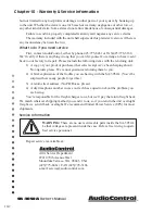 Preview for 62 page of AudioControl SA-3052A Operation Manual