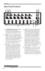 Предварительный просмотр 10 страницы AudioControl SAVOY G4 Installation Manual