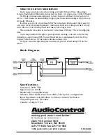 Предварительный просмотр 12 страницы AudioControl Ten Series III User Manual