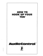 AudioControl Ten Owner'S Manual preview