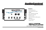 AudioControl The Epicenter Micro Quick Start Manual предпросмотр