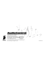 Preview for 20 page of AudioControl Three.1 Owner'S Enjoyment Manual