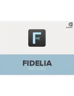 Audiofile Fidelia User Manual preview