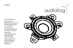 Audiofrog GS Seriesl GS25 Instruction Manual предпросмотр