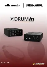 Предварительный просмотр 1 страницы Audiofront eDRUMin User Manual