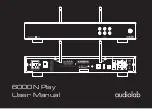 Предварительный просмотр 1 страницы Audiolab 6000N Play User Manual