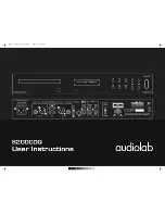 Audiolab 8200CDQ User Instructions предпросмотр