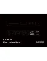 Audiolab 8300CD User Instructions предпросмотр