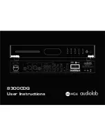 Audiolab 8300CDQ User Instructions предпросмотр