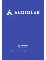 Предварительный просмотр 6 страницы Audiolab CLUSTER 6120 User Manual