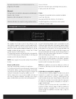 Предварительный просмотр 3 страницы Audiolab DA-2500 User Manual