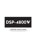 Audiolab DSP-4800 W User Manual preview