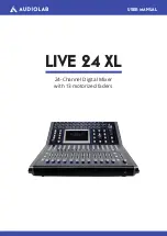 Предварительный просмотр 1 страницы Audiolab LIVE 24 XL User Manual