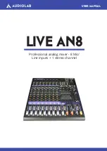 Audiolab LIVE AN8 User Manual предпросмотр