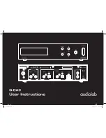 Audiolab Q-DAC User Instruction предпросмотр