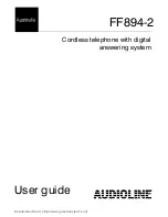 Preview for 1 page of AUDIOLINE 21806 User Manual