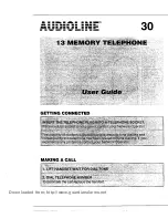 AUDIOLINE 30 User Manual preview