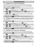 Предварительный просмотр 27 страницы AUDIOLINE 5600 SMS Operating Instructions Manual