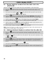 Предварительный просмотр 56 страницы AUDIOLINE 5600 SMS Operating Instructions Manual