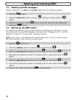 Предварительный просмотр 60 страницы AUDIOLINE 5600 SMS Operating Instructions Manual