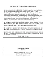 Предварительный просмотр 80 страницы AUDIOLINE 5600 SMS Operating Instructions Manual