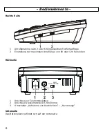 Предварительный просмотр 6 страницы AUDIOLINE AB868 Operating Instructions Manual