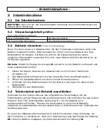 Предварительный просмотр 7 страницы AUDIOLINE AB868 Operating Instructions Manual