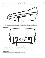 Preview for 7 page of AUDIOLINE AB878 Operating Instructions Manual