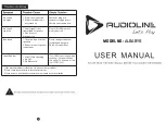 AUDIOLINE ALBABY8 User Manual предпросмотр