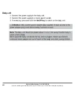 Preview for 20 page of AUDIOLINE Baby Care 7 Operating Instructions Manual