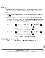 Preview for 23 page of AUDIOLINE Baby Care 7 Operating Instructions Manual