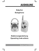 AUDIOLINE Baby Care WINNIE Manual preview