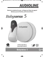 AUDIOLINE Babysense 5 Operating Instructions Manual preview