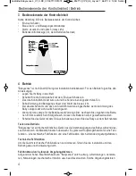 Preview for 6 page of AUDIOLINE Babysense 5 Operating Instructions Manual