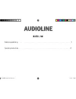 Предварительный просмотр 2 страницы AUDIOLINE BIGTEL 100 Operating Instructions Manual